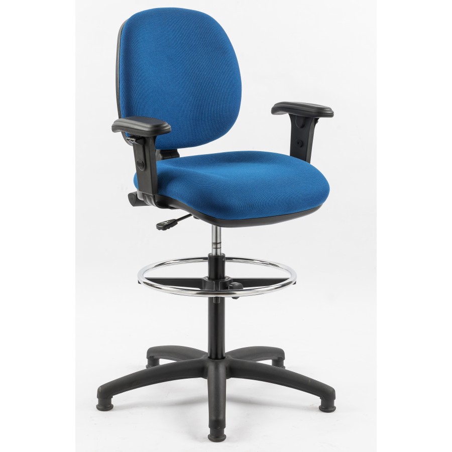 Ergo Line Fabric Draughtsman Chair